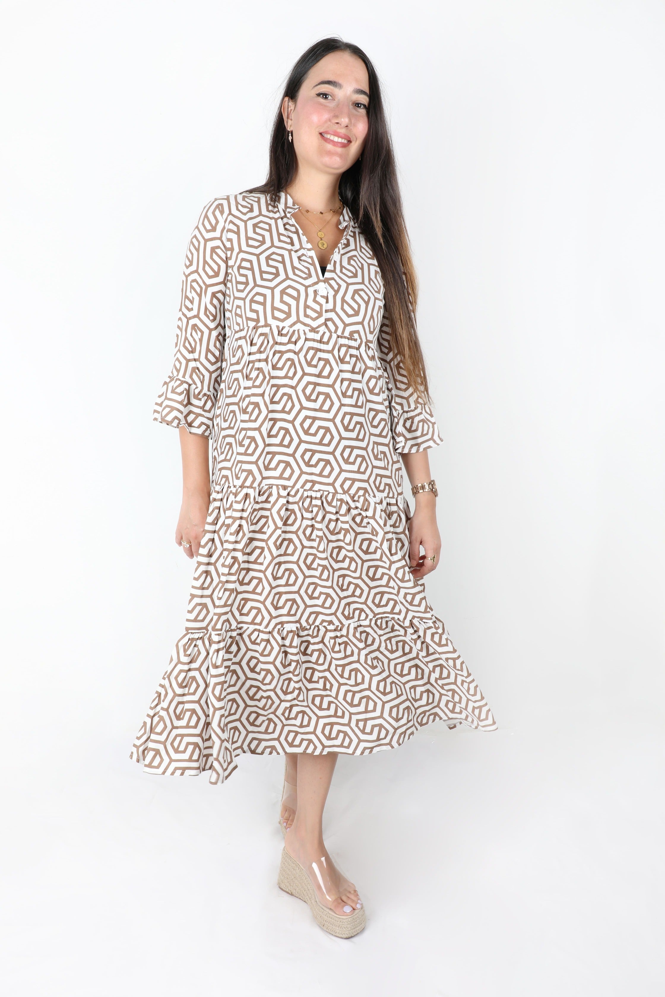 Robe Marron Courte