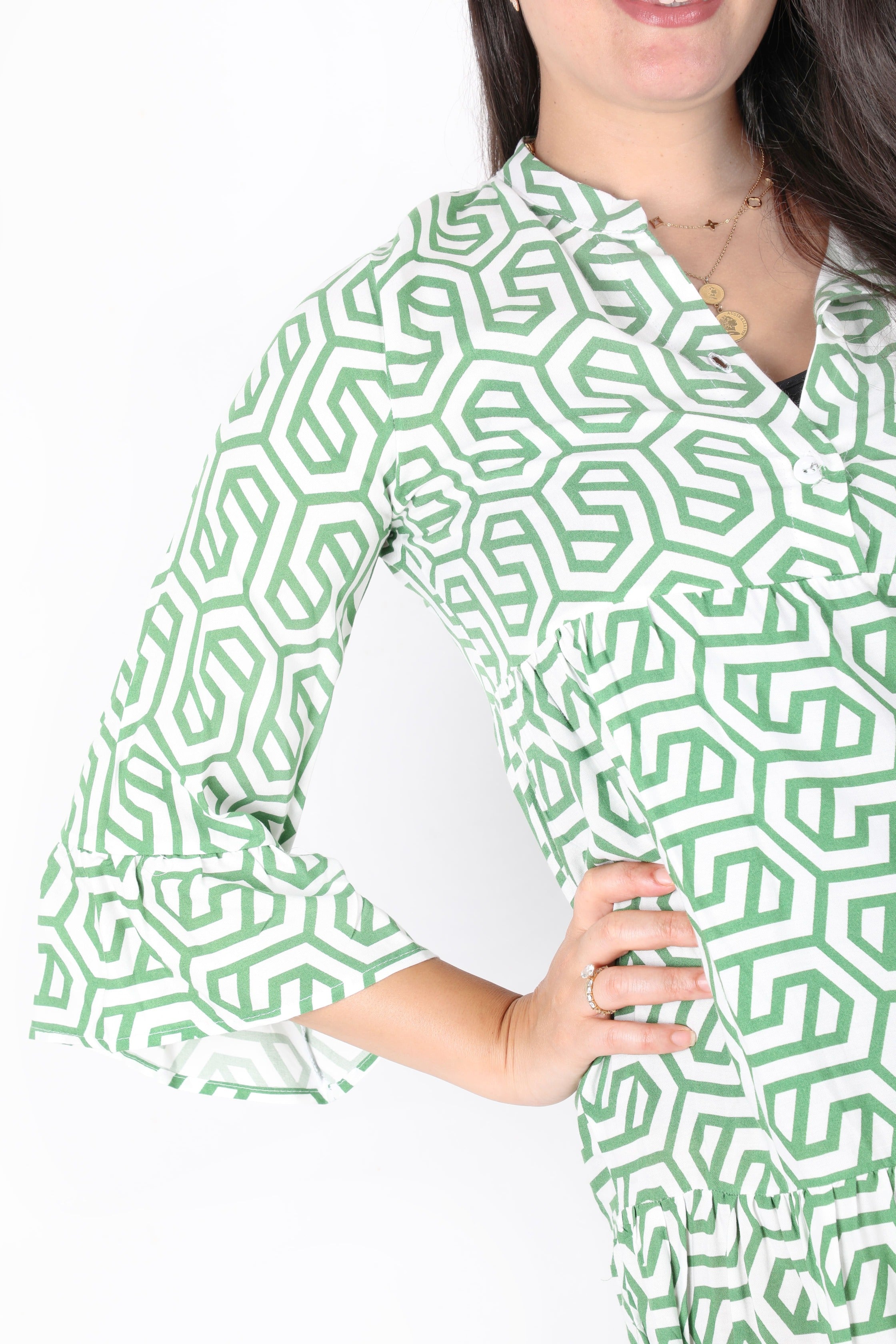 Robe Verte Courte