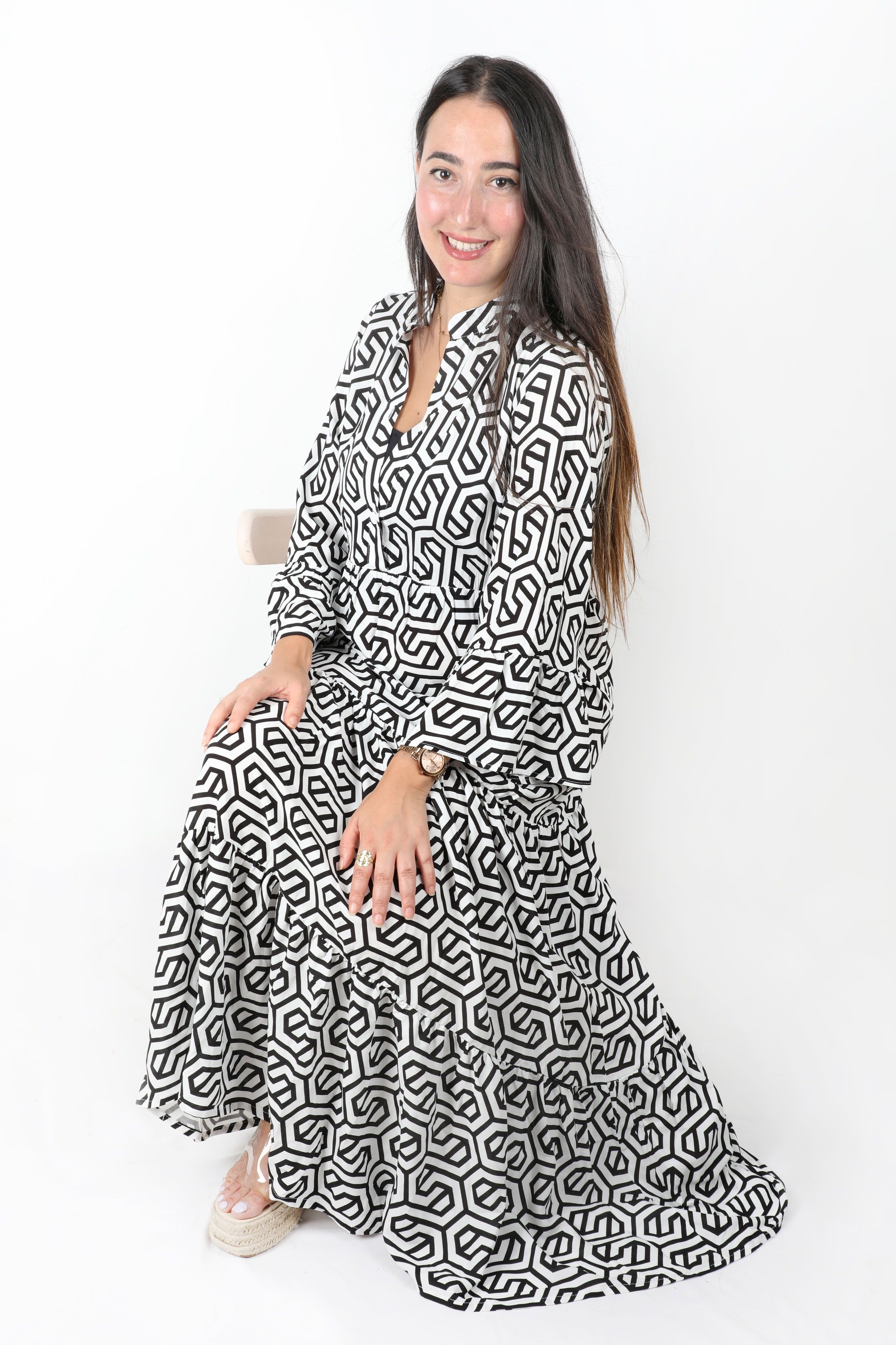 Robe Noir Longue