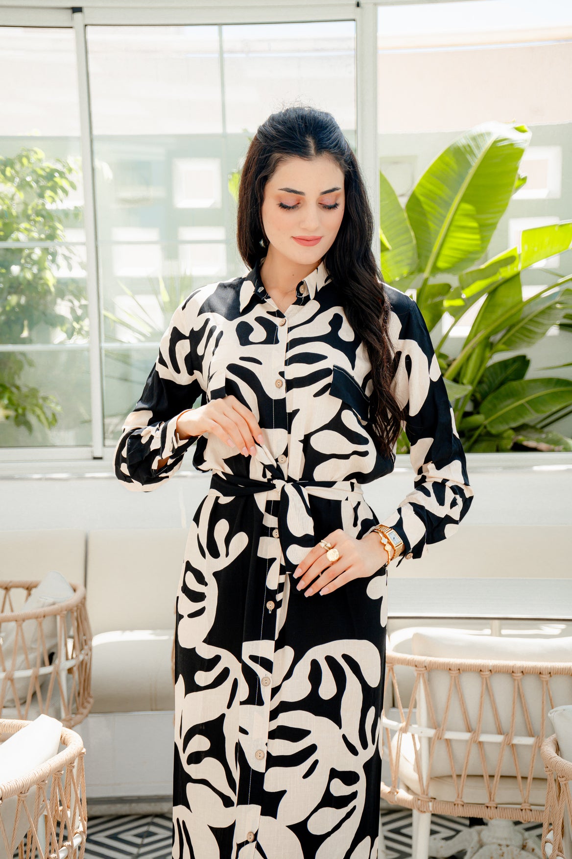 Robe Chemise Noir