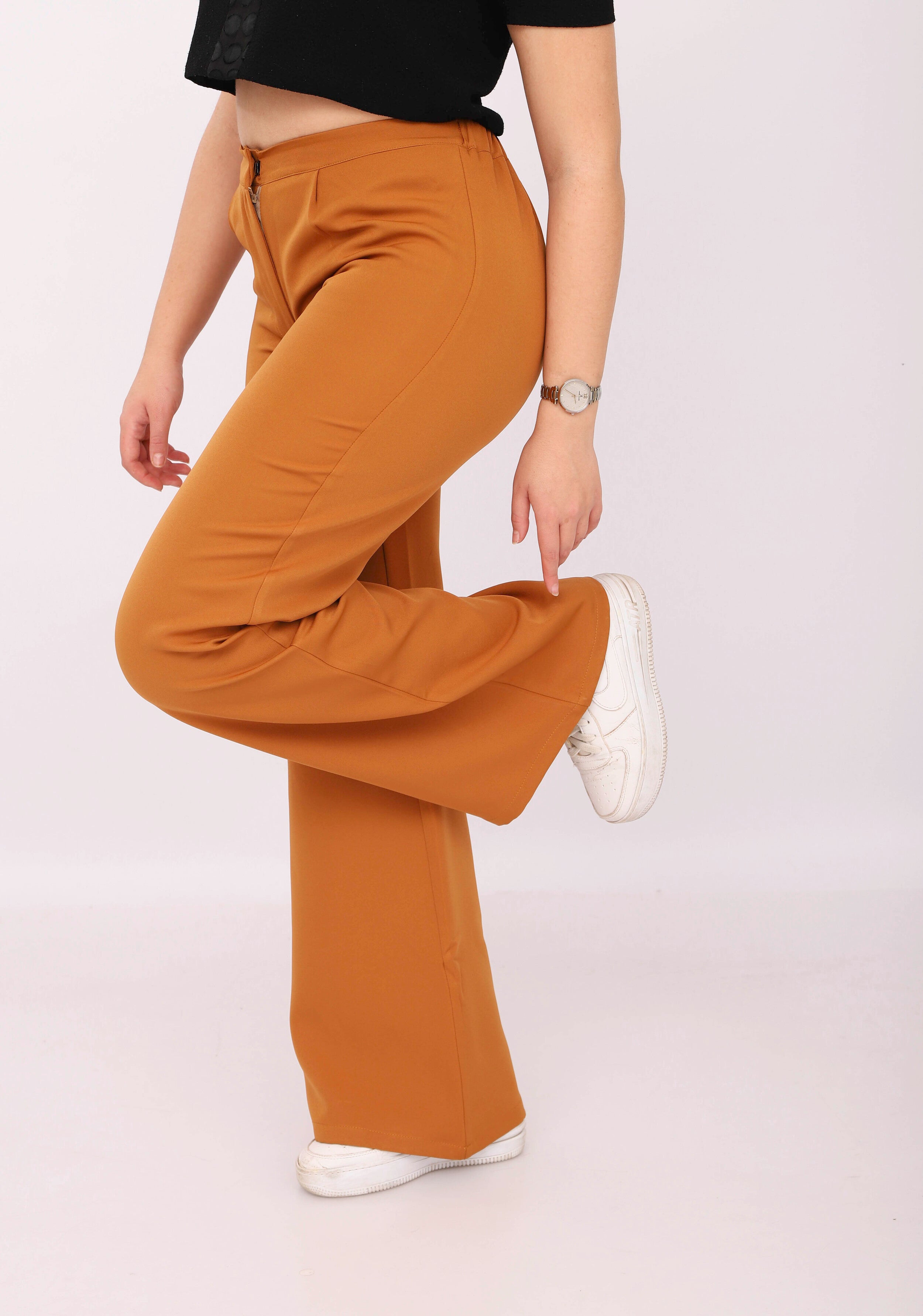 Pantalon Talia Marron
