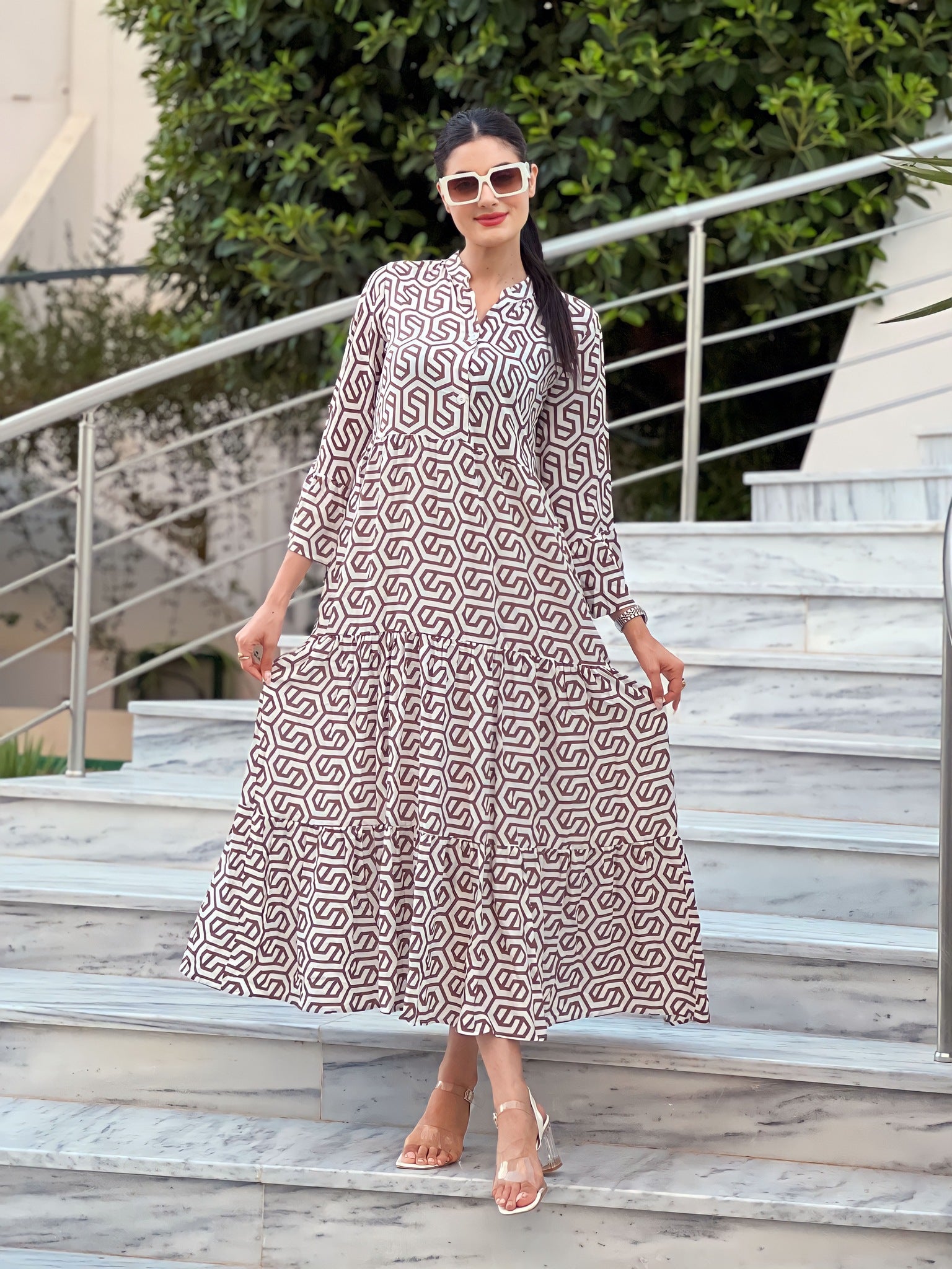 Robe Marron Longue